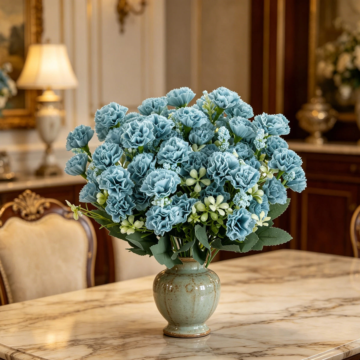 Artificial Silk Carnation Flower Stems – Wedding & Home Decor Artificial Flower Stems Babs