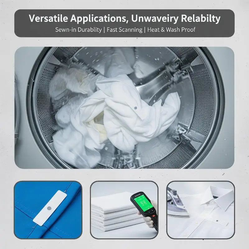 5Pcs UHF RFID Washable Laundry Tags – Heat Resistant RFID Laundry Tags Babs
