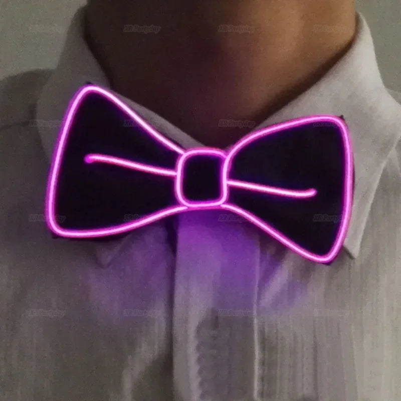 LED Flashing Jazz Cap Glow Hat – Unisex Party Costume Set LED Costume Hat Babs pink bow