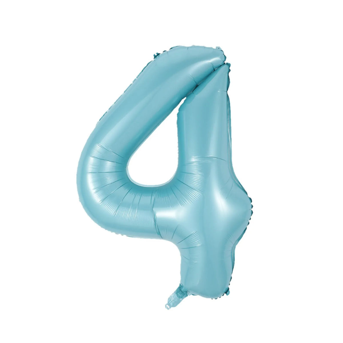 40" Pearl Blue Number Foil Balloons 0–9 | Party Decoration Number Foil Balloon Babs E One Size