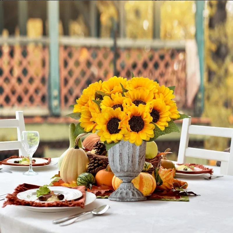Silk Artificial Sunflowers for Wedding, Home & Party Décor Artificial Silk Flowers Babs
