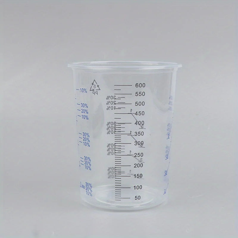Disposable Plastic Paint Mixing & Measuring Cups – Clear Paint Mixing Cups Babs