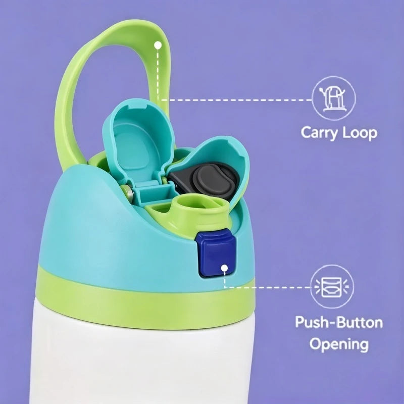 Kids Thermos Bottle Replacement Flip Lid – Spill-Proof & Portable Bottle Replacement Lid Babs