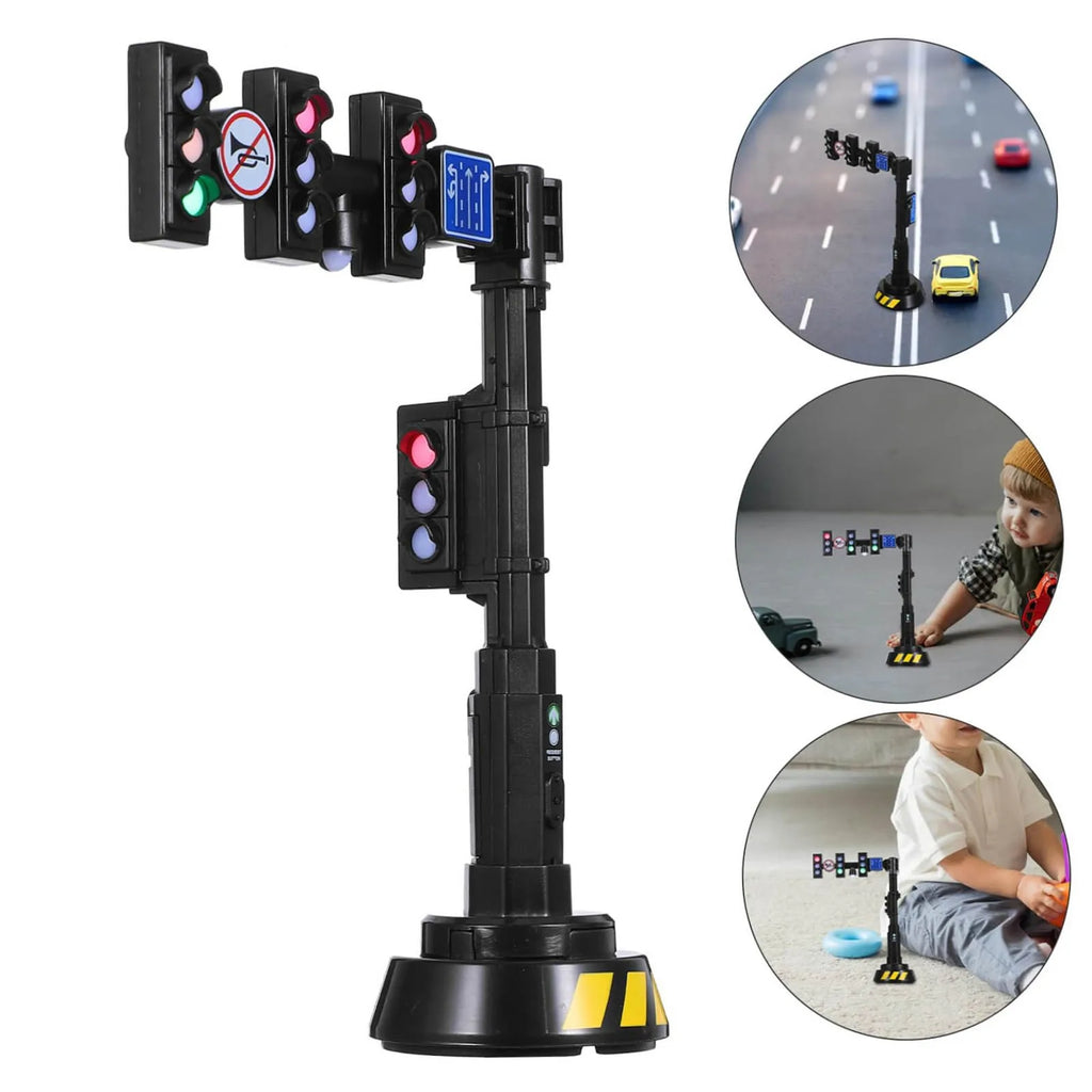 Traffic Light Toy Block – City Street Educational Signal Educational Block Toy Babs