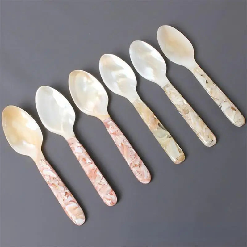 Conch Shell Spoon 15cm – Dessert, Coffee & Dinner Stirrer Decorative Spoon Babs