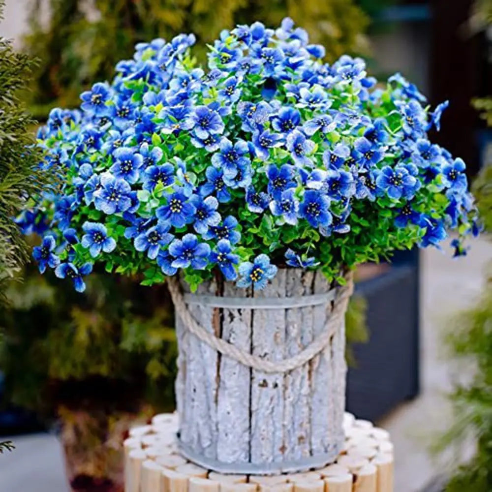 6pcs Artificial Silk Flowers Bouquet for Wedding & Home Decor Artificial Flower Bouquet Babs color 6 6 PCS