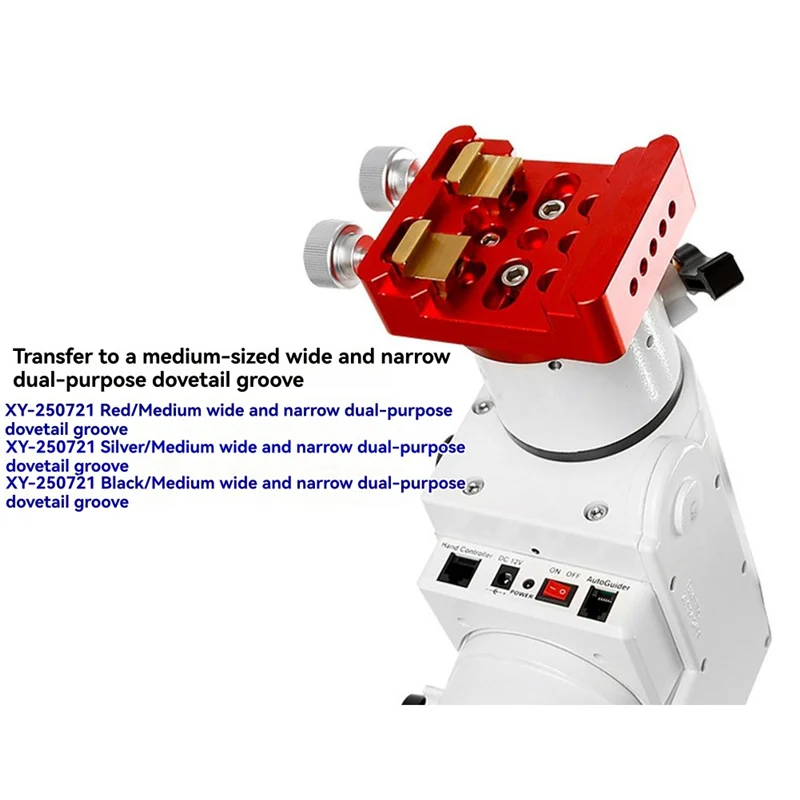 Dovetail Saddle Clamp Retrofit for Sky-Watcher HEQ5 Mount Telescope Mount Accessory Babs