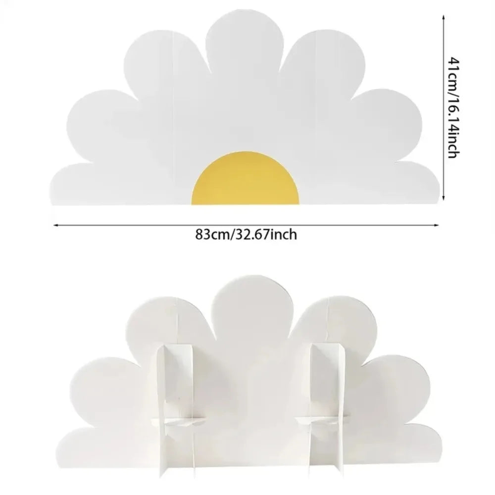 DIY Foam Daisy Cardboard Cutout – Birthday Party Background Decor Party Backdrop Decor Babs
