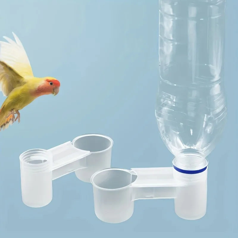 10-Pack Portable Bird Feeder & Water Box – Double Outlet Bird Feeder & Waterer Babs