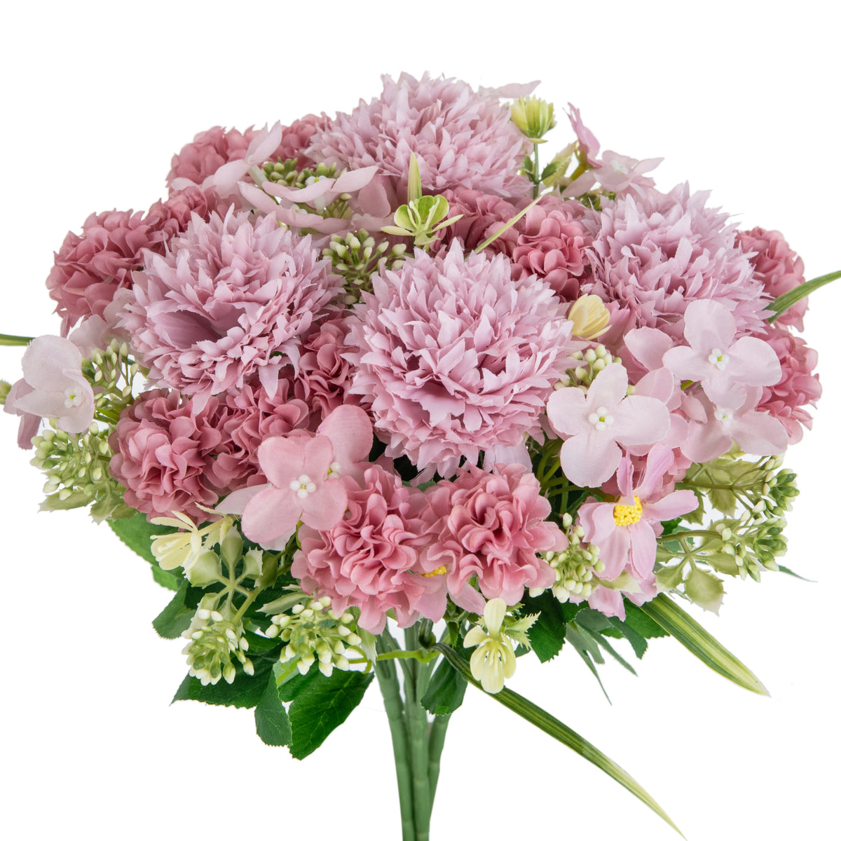 Silk Rose Artificial Flower Bouquet – Wedding & Home Decor Artificial Flower Bouquet Babs color 4 2 pcs