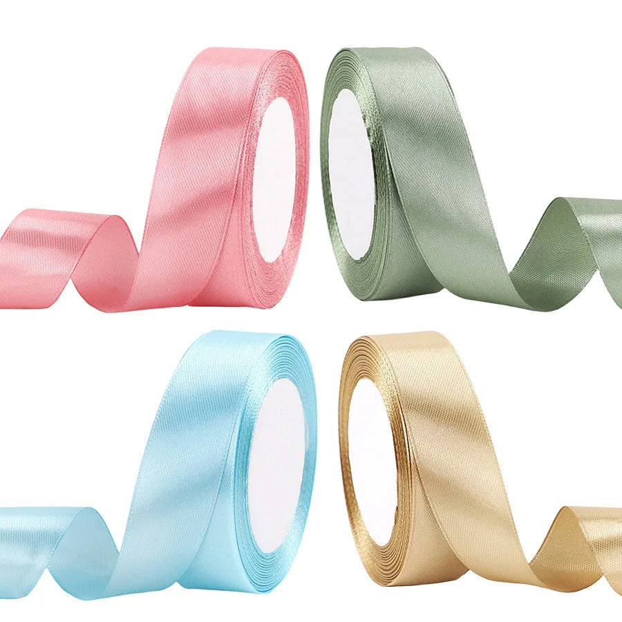 25 Yard Satin Ribbon for Gift Wrapping, Crafts & Parties Satin Craft Ribbon Babs