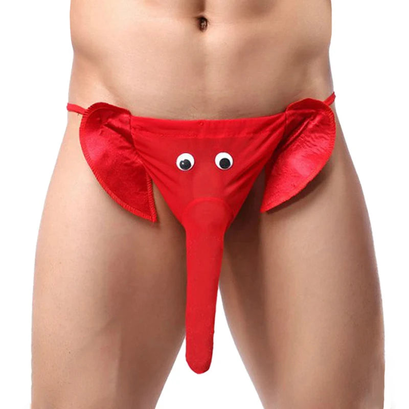 Men's Elephant Pouch G-String Thong Underwear | Stretch Fit Men's Thong Underwear Babs
