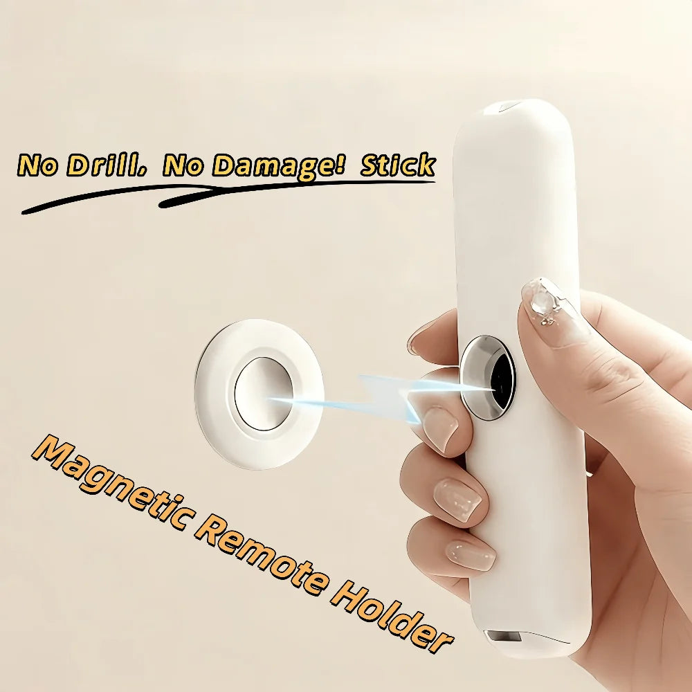 Magnetic Wall Mount Remote Holder – No Drill Adhesive Organizer Wall Mount Organizer Babs