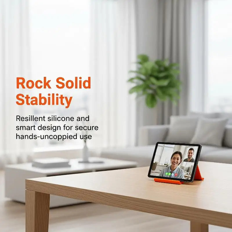 HUXUAN Foldable Metal Phone Stand | Portable Multi-Angle Holder Phone Stand Holder Babs