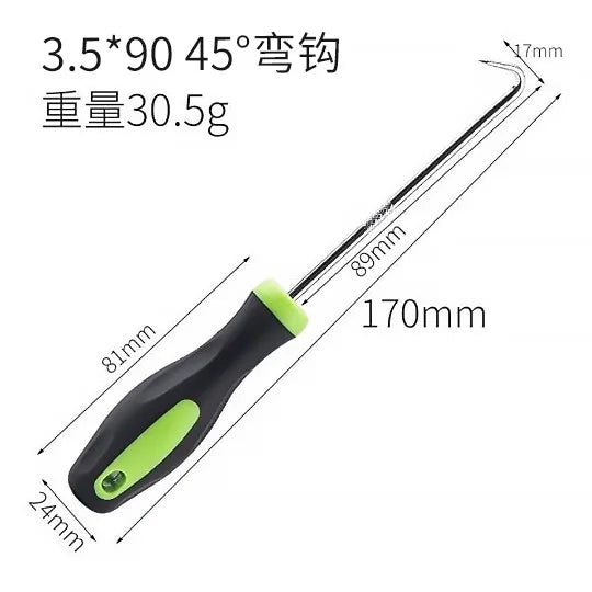 Heavy-Duty Stainless Steel Weeding Hook | Garden Hand Tool Garden Weeding Tool Babs green