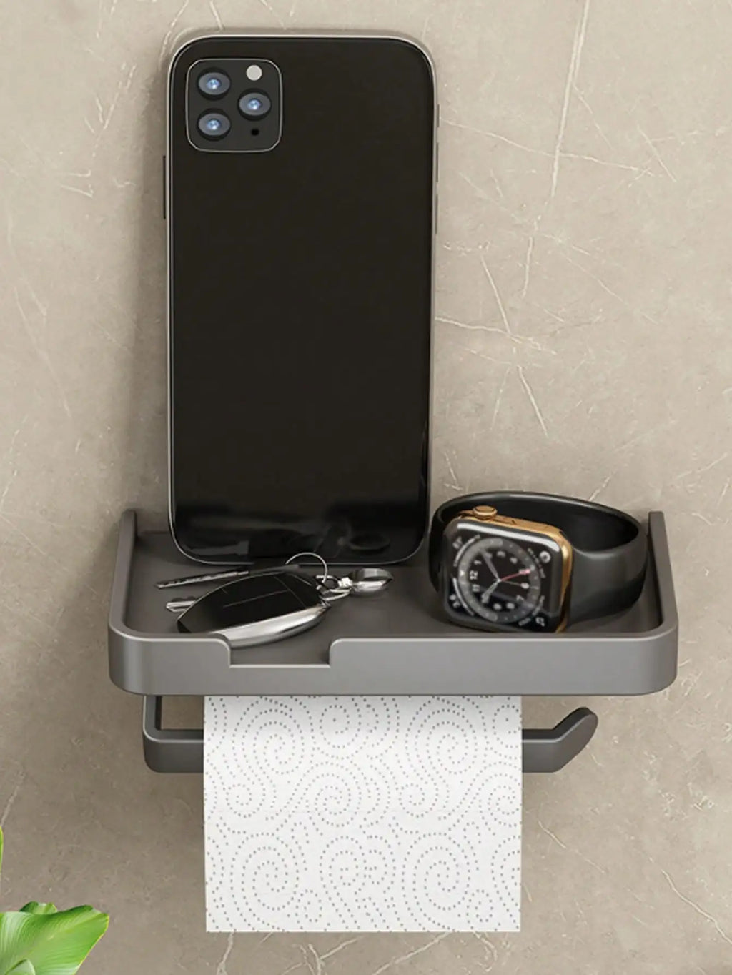 Stainless Steel Toilet Paper Holder – Adhesive or Screw Mount Toilet Paper Holder Babs