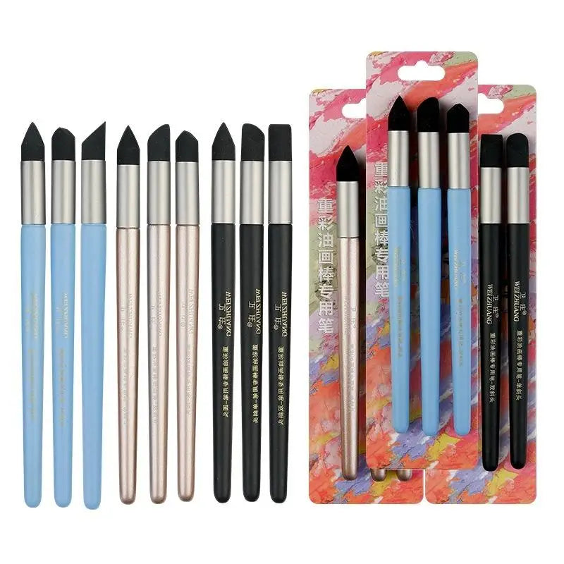Sponge Mixing Stumps for Oil Pastel Blending – 2/3 Pcs Set Art Blending Stumps Babs
