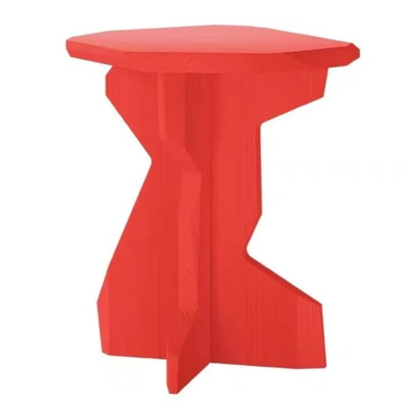 Modern Minimalist Solid Pine Wood Side Table 40×40×45 cm Wooden Side Table Babs