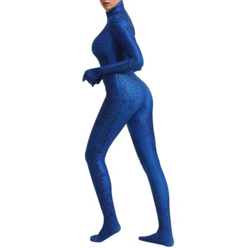Halloween Superhero Cosplay Bodysuit – Full Coverage Costume Cosplay Bodysuit Babs