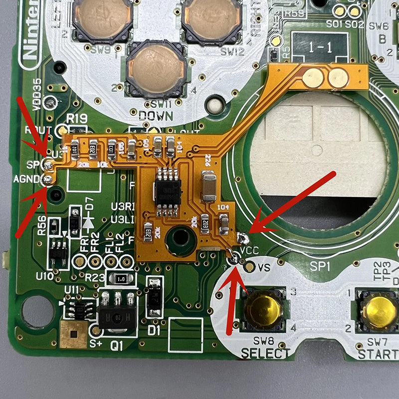 Digital Power Amplifier Module for Game Boy Advance SP GBA SP Console Amplifier Module Babs