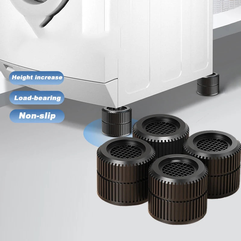 4Pcs Anti-Vibration Feet Pads – Washing Machine & Furniture Appliance Foot Pads Babs