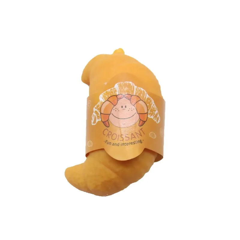 Croissant Squishy Fidget Toy – Slow-Rise TPR Squeeze Ball Squishy Fidget Toy Babs