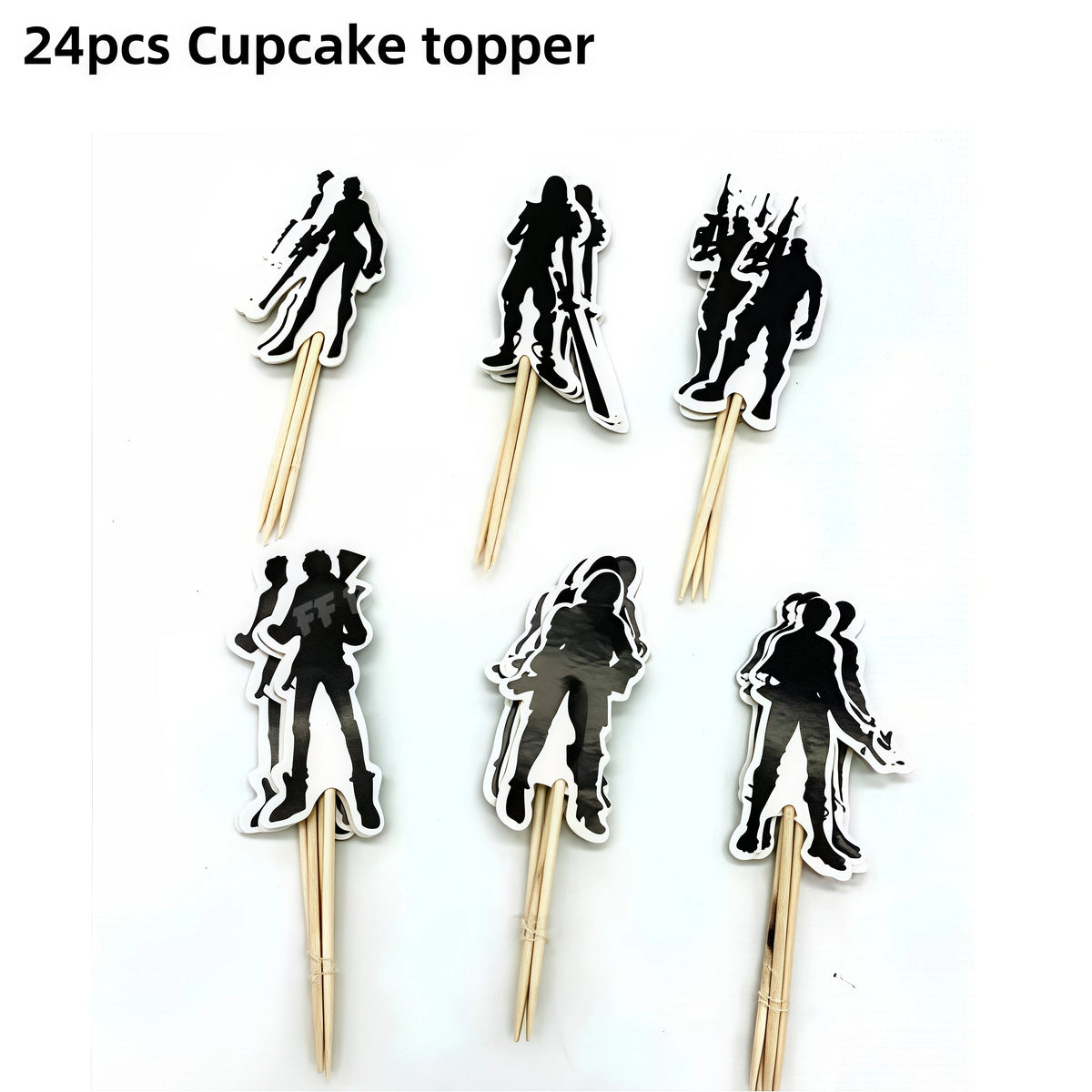 Video Game Birthday Party Supplies – Tableware, Balloons & Decor Party Tableware Set Babs 24pcs cupcake topper
