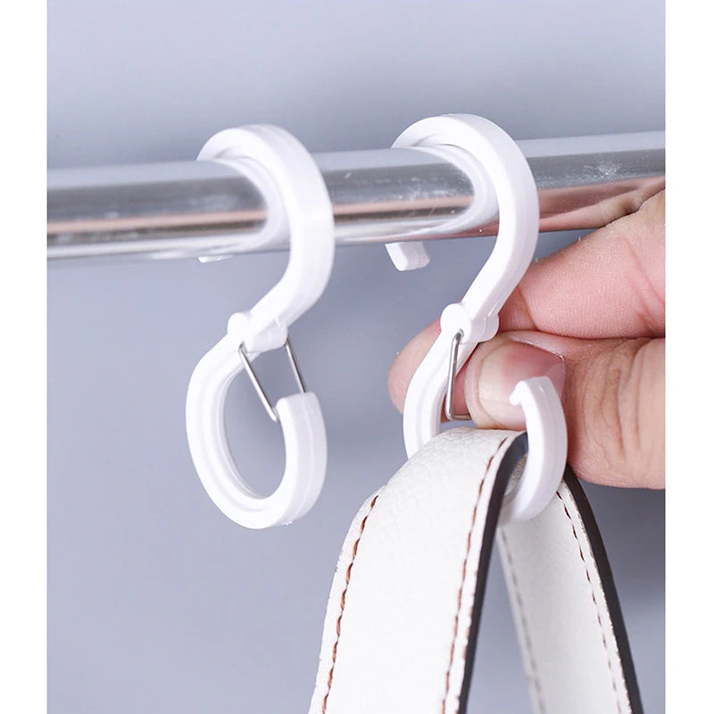 S-Shape Locking Hanger Hooks – 8 Pcs Home Organizer S-Shape Storage Hooks Babs
