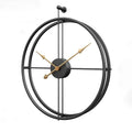 Nordic 3D Large Metal Wall Clock 80cm Silent – Modern Home Decor Wall Clock Babs black 80CM