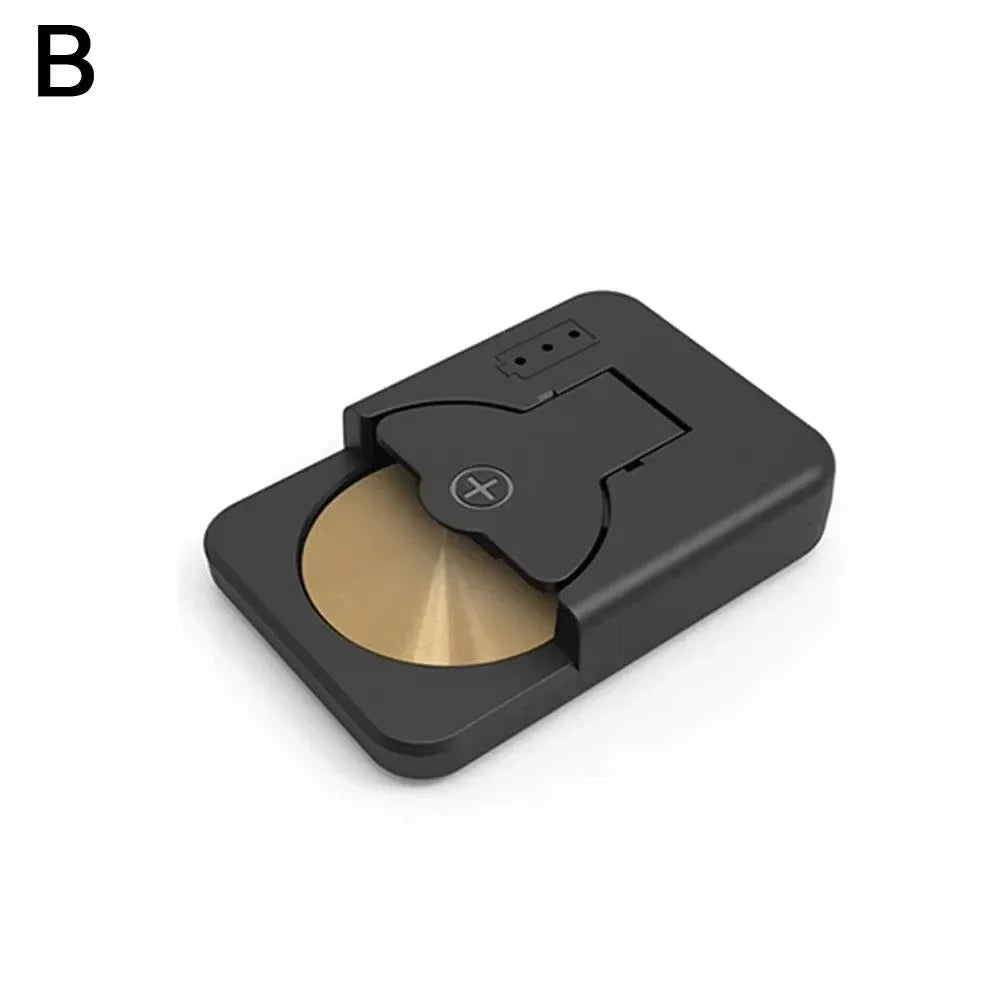 Portable LIR Button Battery Charger USB-C with LED Indicator Button Battery Charger Babs Black