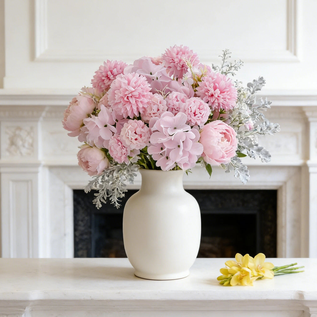 Artificial Silk Hydrangea Bouquet – Wedding & Home Décor Flowers Artificial Flower Bouquet Babs