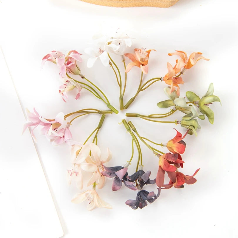 Silk Hydrangea Artificial Flowers 50/100pcs – Wedding & Home Décor Artificial Flower Heads Babs
