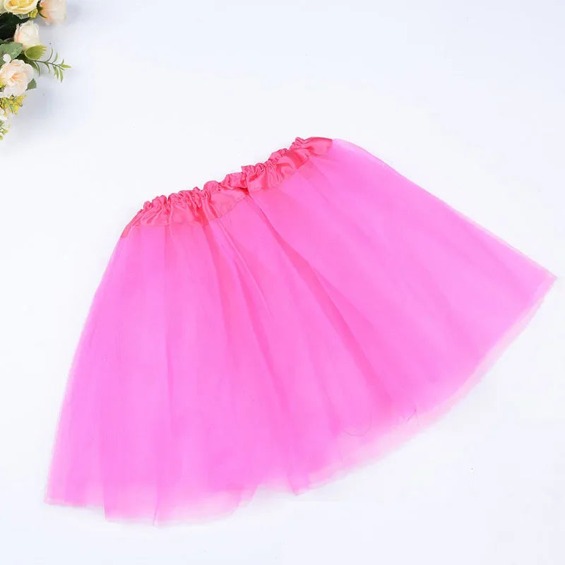 Girls Pink Tutu Skirt | Princess Party & Birthday Ball Gown