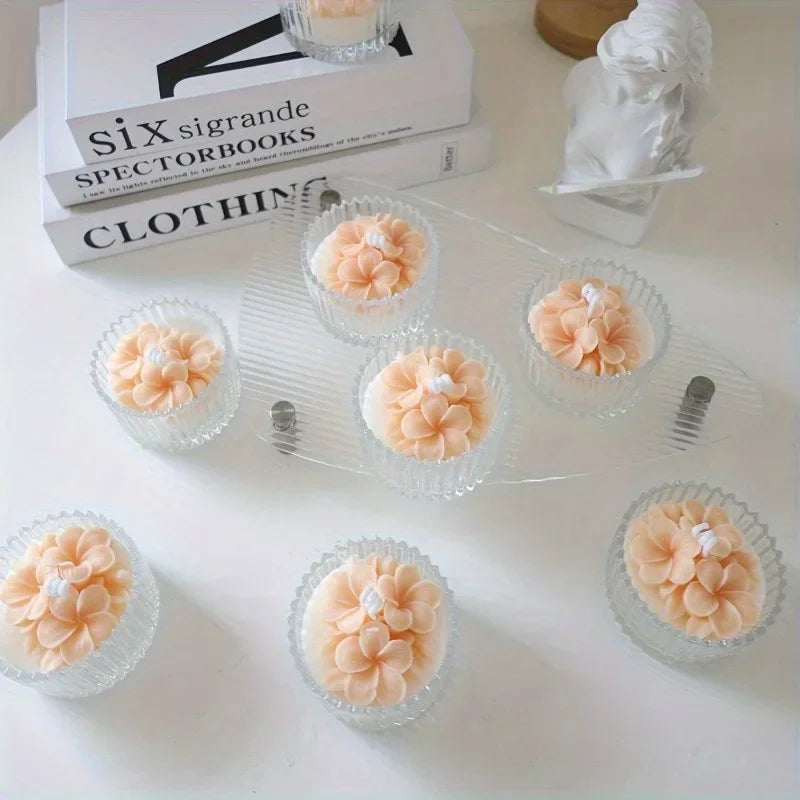 Silicone Egg Blossom Candle Mold – DIY Soy Wax & Gypsum Cast Silicone Candle Mold Babs