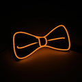 LED Light-Up Bow Tie & Suspenders Set for Parties LED Party Accessories Babs (6)-Orange