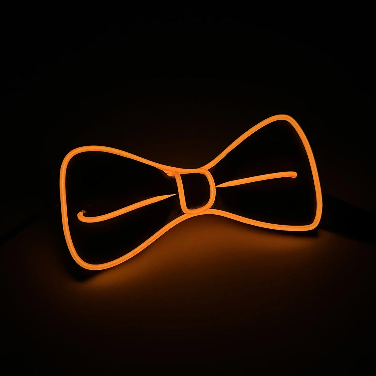 LED Light-Up Bow Tie & Suspenders Set for Parties LED Party Accessories Babs (6)-Orange