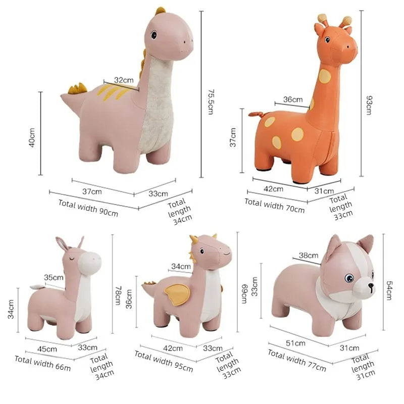 Cute Animal Kids Stool – Modern Decorative Living Room Seat Decorative Kids Stool Babs