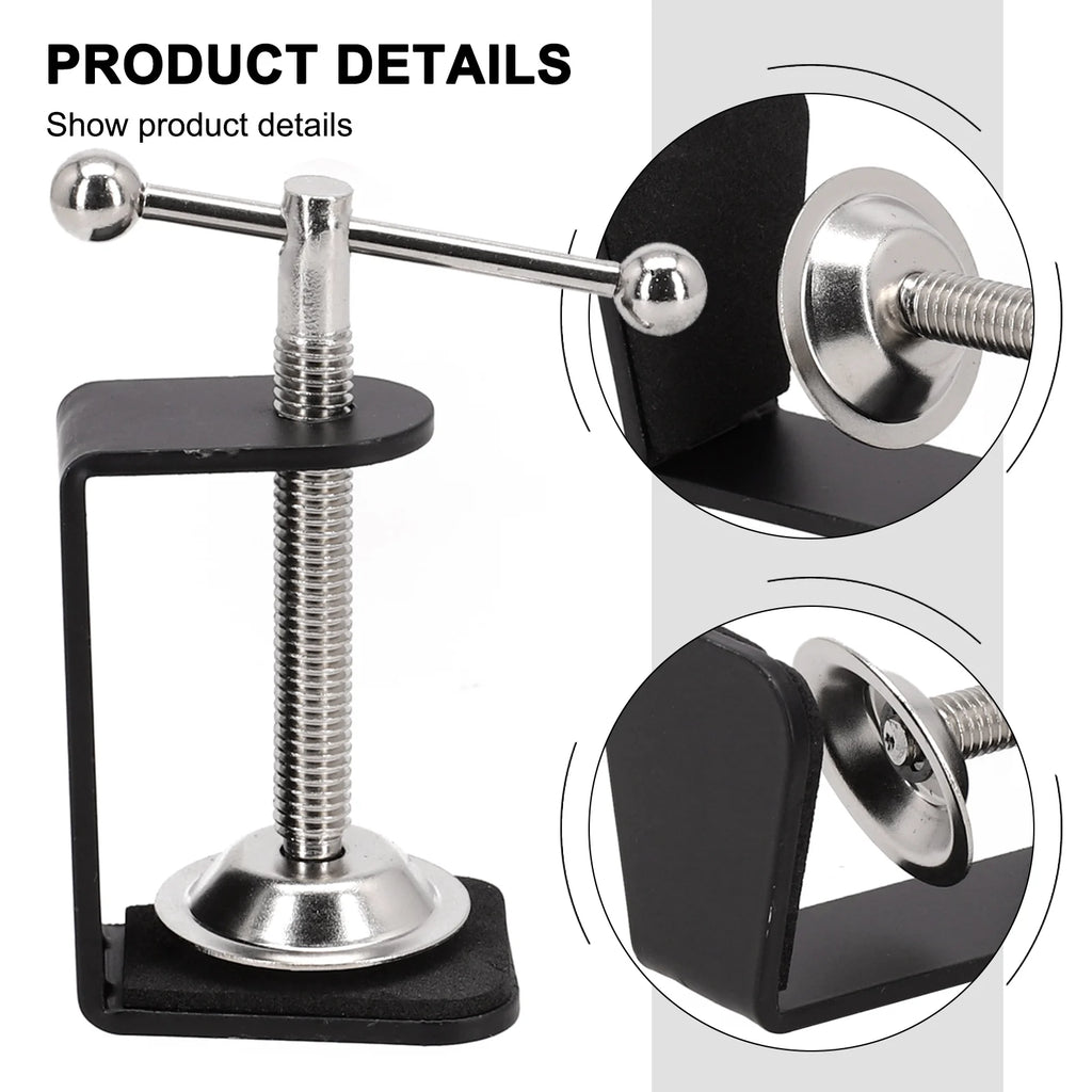 C-Shape Stainless Steel Table Mount Clamp – DIY & Mic Stand Table Mount Clamp Babs