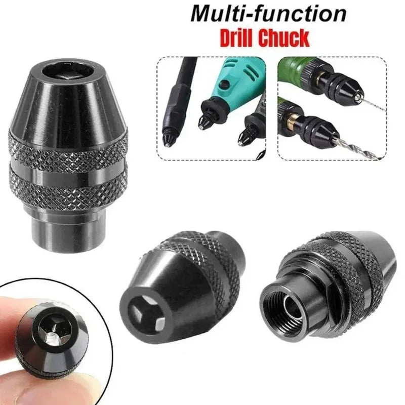 Keyless Chuck Set 0.8–3.2mm for Rotary & Grinding Tools Rotary Tool Chuck Babs