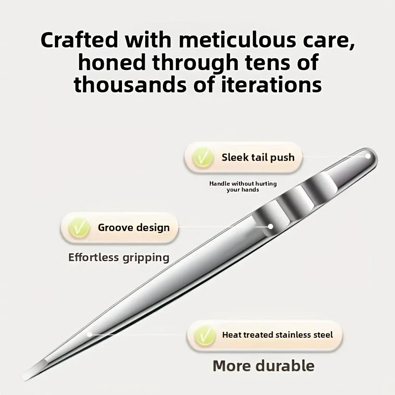 Precision Stainless Steel Tweezers – Eyebrows & Facial Hair Precision Tweezers Babs