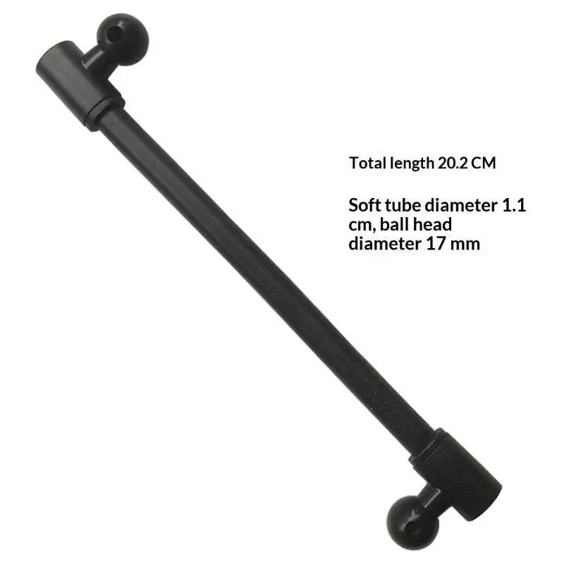 Dual Ball Head Extension Rod for Car Phone Mount – Flexible ABS Car Mount Accessory Babs A8