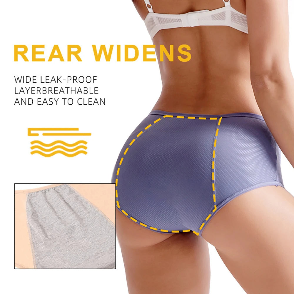 Women's Period Leakproof Briefs – Mid-Rise, Plus Size M–8XL Leakproof Period Briefs Babs