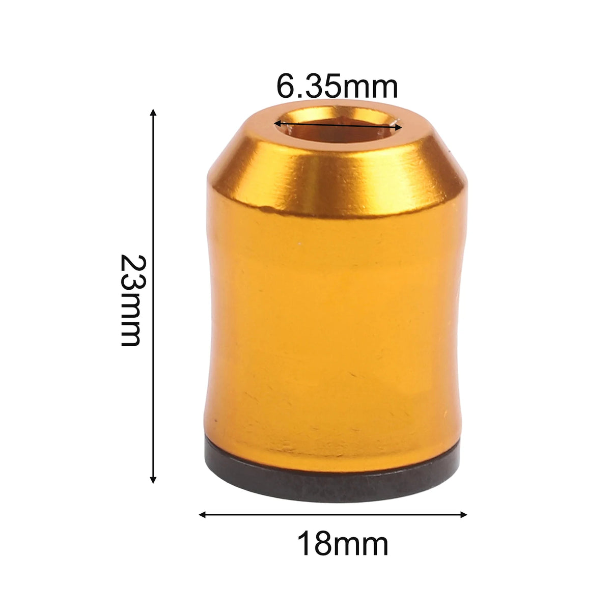 Screwdriver Bit Magnetizer Ring – Aluminum Alloy DIY Tool Screwdriver Magnetizer Ring Babs Yellow