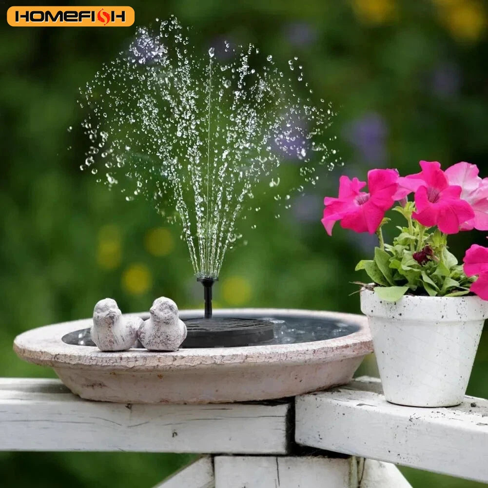 Mini Solar Water Fountain – Garden Pond & Bird Bath Pump Solar Garden Fountain Babs