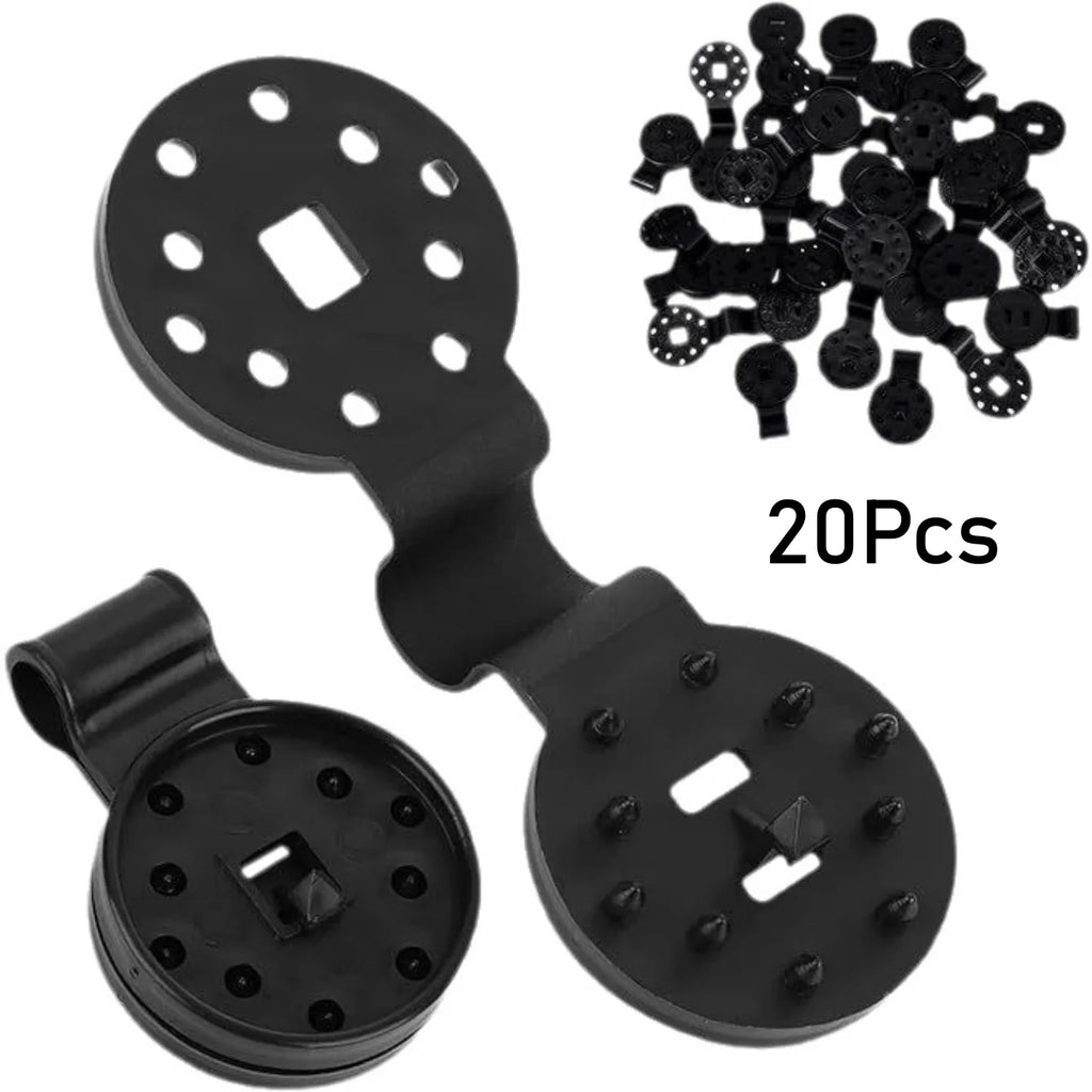 Heavy-Duty Shade Cloth Lock Grip Clips – Windproof Awning Clamps Shade Cloth Clips Babs 20Pcs