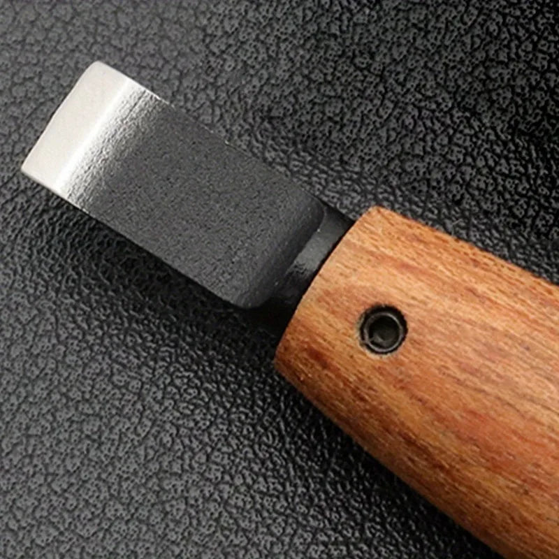 Leather Carving Rotary Knife – Stainless Steel & Rosewood Leather Carving Knife Babs