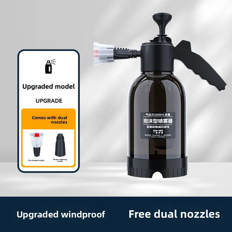 2L High Pressure Car Wash Foam Sprayer Bottle & Foam Nozzle Car Foam Sprayer Babs B