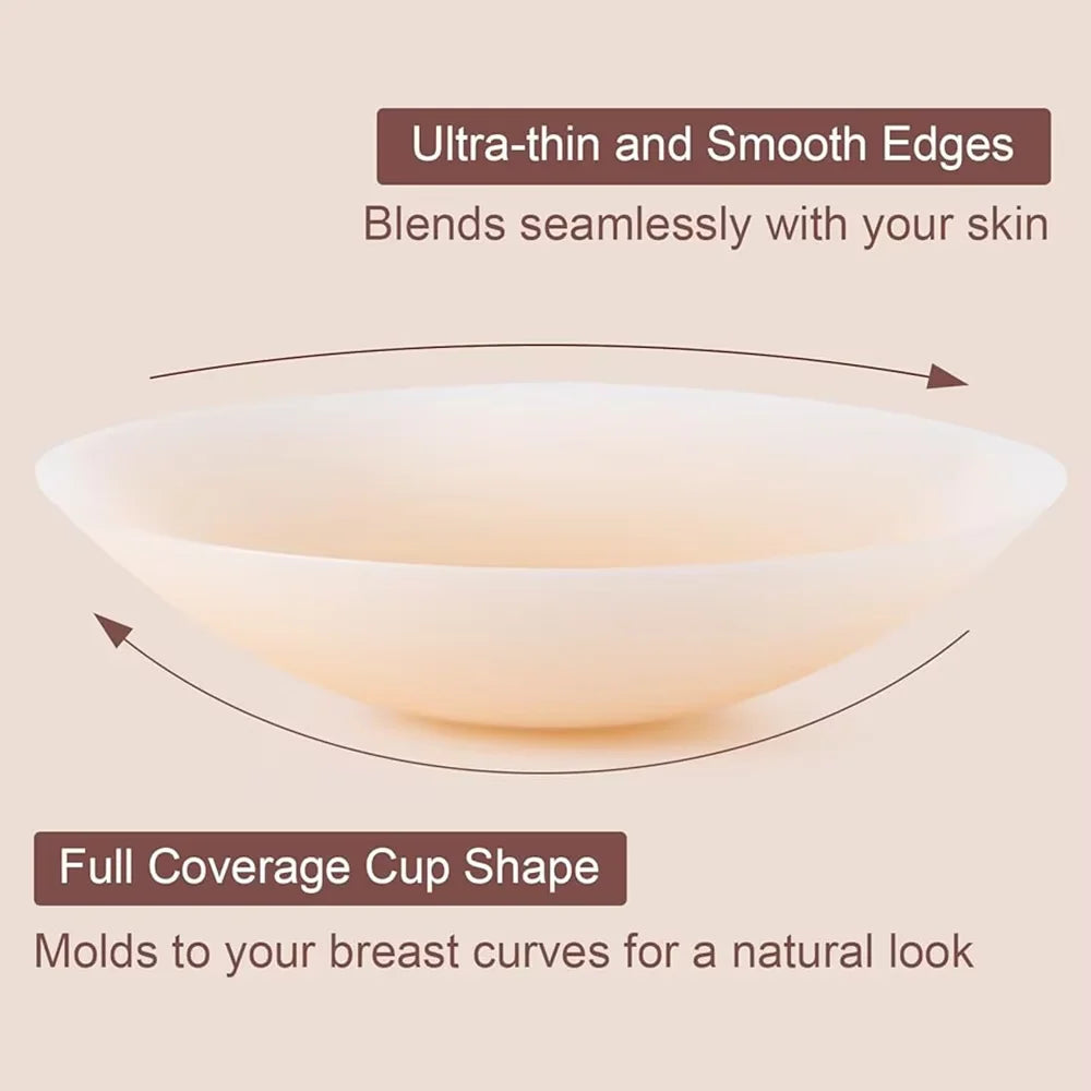 Silicone Nipple Covers – Non-Adhesive Seamless Pasties Silicone Nipple Covers Babs