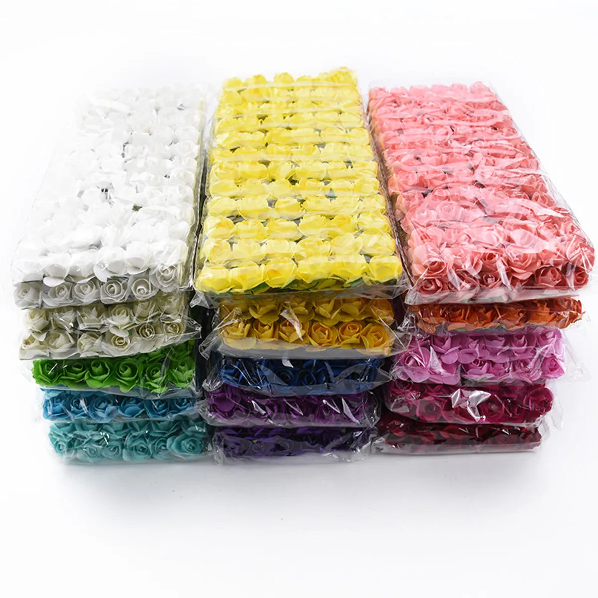 144pcs Paper Rose Artificial Flowers – UV Protection Wedding Décor Artificial Flowers Babs