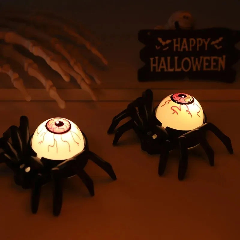 Halloween Spider Eyeball Candle Ambient Light Party Decor 1-12PCS Halloween Candle Decor Babs